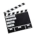Luwecf TV Movie Film Clap Board, Clapper Board, Slateboard Movie Night Party Supplies Vintage Writeable Director Clapperboard