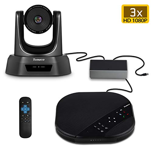 Tenveo Group All-in-One Video Conferencing System, USB PTZ Conference Room Camera (3X Zoom TEVO-VA2000)