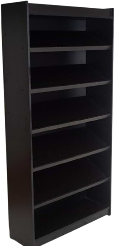 Sapateira Tipo Estante 100% Mdf Preto - Suprema Móveis