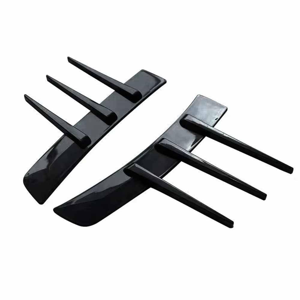 Canards de pare-chocs pour VW Polo 6 AW1 lame de spoiler avant noir