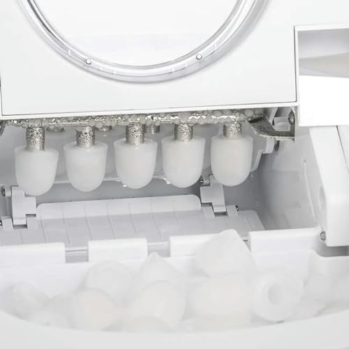 Máquina compacta portátil para hacer hielo 26 lb/día miniatura 5
