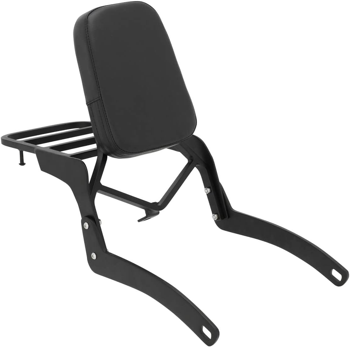 Passenger Sissy Bar with Luggage Rack Rear Backrest for Yamaha Virgo 250 125 XV250 XV125 1989-2020, Chrome