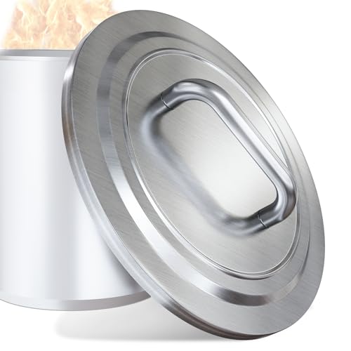 Maonlyking Fire Pit Lid for Solo Stove Bonfire 2.0, 304 Stainless Steel Fire Pits Round Lid, Camping for Solo Stove Accessories Bonfire Lid and Other 19.5" Outdoor Firepit