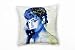 Paul Sinus Art Audrey Hepburn V cuscino decorativo 40 x 40 cm per, divano lounge – Decorazione per rilassarsi prodotto in Germania, Microfibra, Beige, Bezug mit Füllung