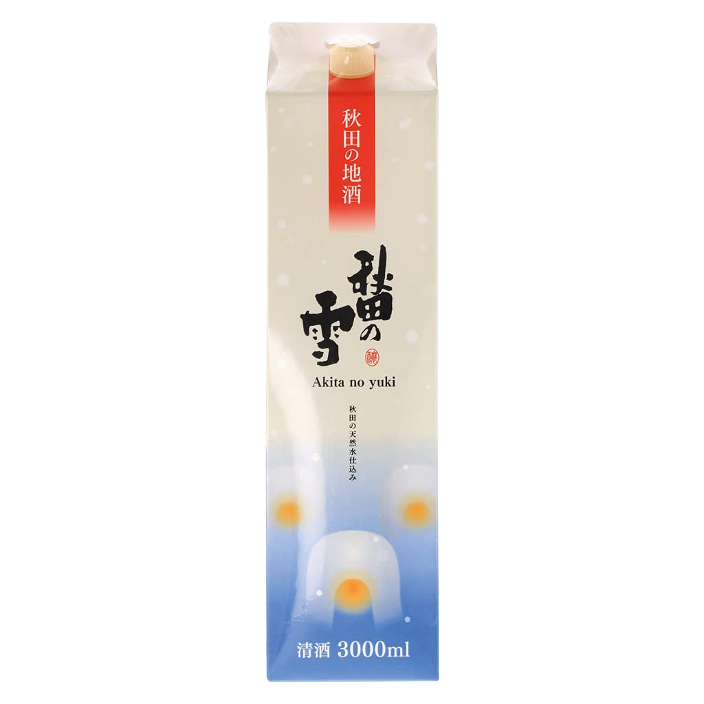 秋田県醗酵 秋田の雪 パック [ 日本酒 秋田県 3000ml ]