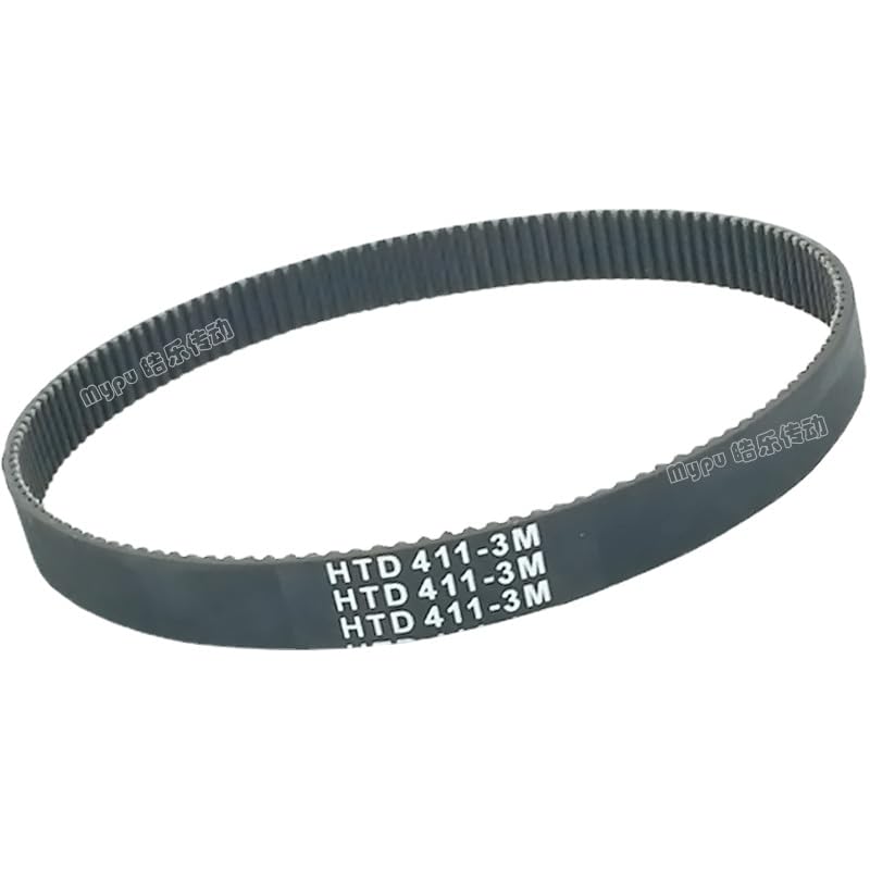 2PCS 390-3M 393-3M 396-3M 399-3M 402-3M 405-3M 414-3M 420-3M Drive Timing Belt 3M Belt Pitch 3mm 10 15 20 25mm 30mm 411-3M (HTD396-3M,10mm)