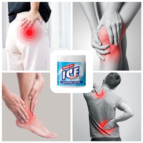 REFIT® Ice Gel Menthol Extra 230 ml – Extra Schmerzgel – hoher Mentholgehalt – extra kühlend – geeignet für Freizeit- und Profisport – zur Regeneration und Entspannung – einzigartige Formel