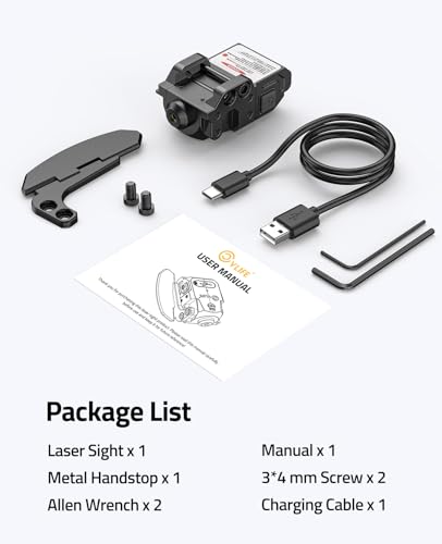 CVLIFE Low Profile Laser Sight for Pistol with Handstop - image 7