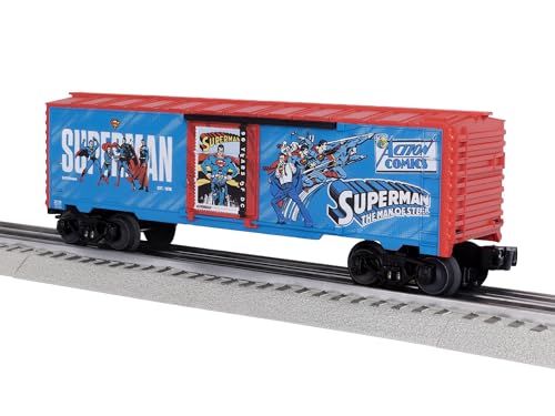 Lionel DC Comics Superman 90 Years of DC O Gauge Model Train Boxcar
