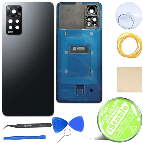 Vitre arrière Xiaomi Redmi Note 11 Pro 5G remplace le cache batterie fissuré noir