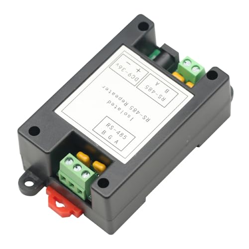 GODIYMODULES Industrial Grade 485 Isolator, RS485 Signal Repeater Booster Amplifier, Anti-Surge, RS-485 Signal Isolator, Distance Extender, DC 9-36V