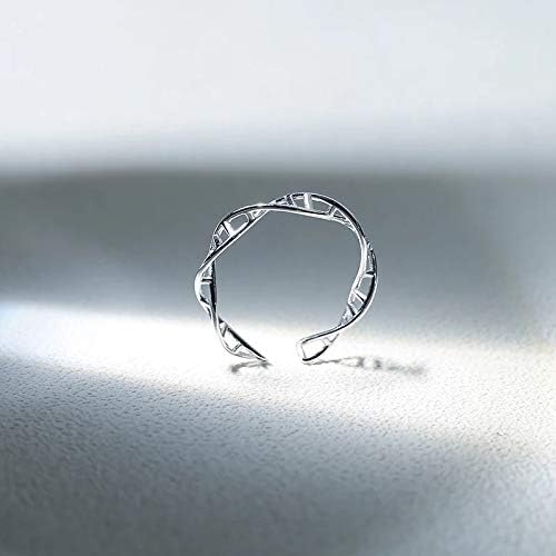 Helen de Lete Innovative DNA Sterling Silver Open Ring - Image 5