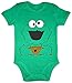Hariz - Body para bebé, manga corta, para galletas, monstruo, carnaval, disfraz, tarjetas de regalo verde Rana de color verde. Talla:3-6 meses