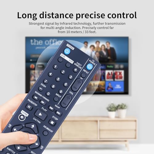 PZL AKB36097101 Remote Control Replacement for LG VCR DVD Recorder Video Cassette Recorder RC397HM RC397H RC797T RC389H RC897T RC700N