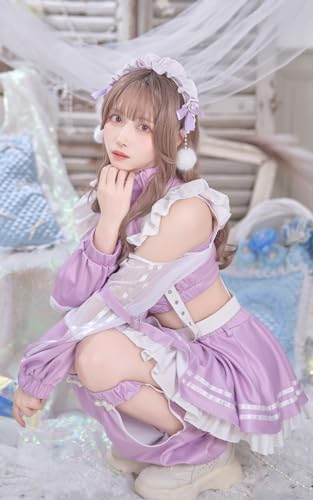 [Malymoon] コスプレ 天使界隈 天使 チャイナ服 チャイナドレス 中華 地雷系 エンジェル アイドル サブカル 衣装 仮装 vanityME. マリームーン 10点セット s50301 詳細画像4