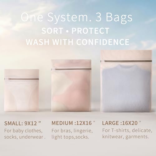 Muchfun-Soft-Cotton-Mesh-Laundry-Bags-for-Delicates-1Large-1Medium-1Small