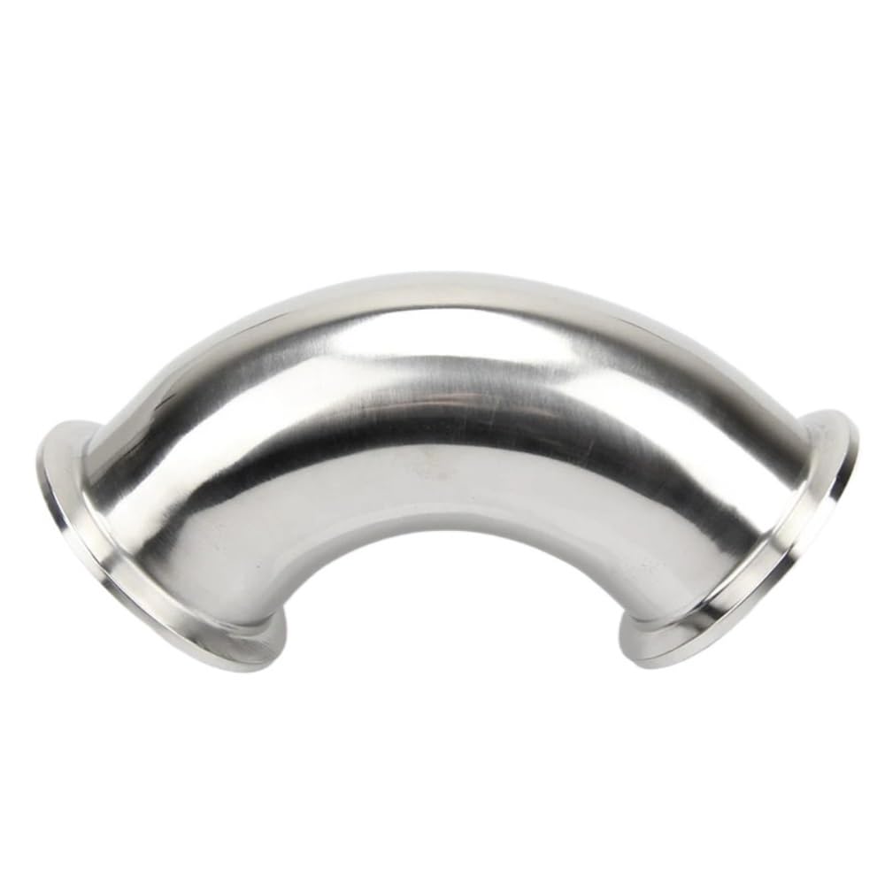 Conector de Tubería Deua de 5" 2" 3" 4" (19-108 Mm) de Diámetro Exterior con Rosca de Triple Abrazadera Sanitaria de 90 Grados./45 Degrees/76Mm * Ferrule 91