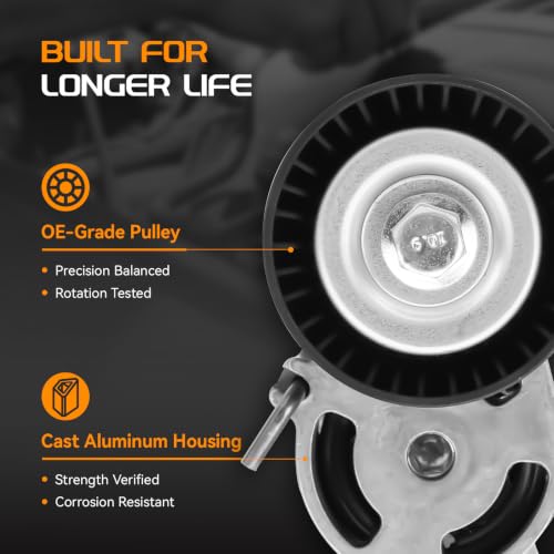 BRTEC Belt Tensioner Assembly with Pulley 2005-2012 for BMW 120i 2.0L by BRTEC - Used condition - Image 3