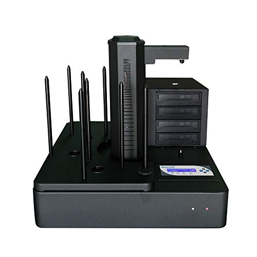 Aero 4 Target Robotic Automated CD DVD Disc Duplicator with 660 Disc Capacity & 500GB HDD