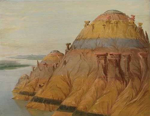Peinture Clay Bluff George Catlin Décoration Chambre Toile