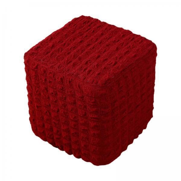 Funda para cojín cuadrado rojo de 25-33 cm ajustable para dormitorio 1