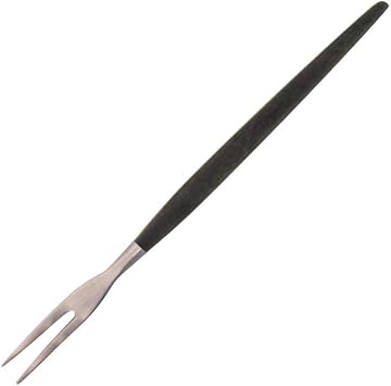 Cutipol Single Item Fruit Fork GOA Silver x Black GO.34