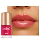 M. Asam MAGIC FINISH Lip Oil Raspberry Dream (6ml) – Lippenöl Für Gepflegte, Glänzende Lippen, Spendet Feuchtigkeit & Volumen, Leichte Textur Mit Glanz-Finish & Hyaluron, Vegane Lippenpflege