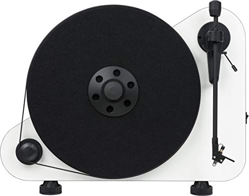 Pro-Ject VTE Tourne-Disque à Positionnement Vertical, Droite, Blanc