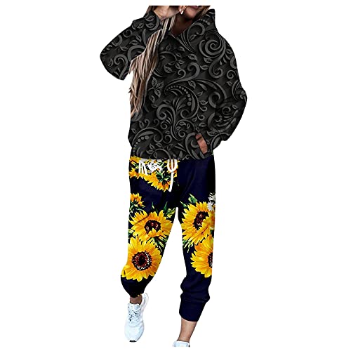 Costume pull décontracté et pantalon sudation AMDOLE pour femme