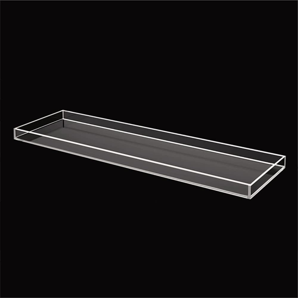 Bandeja transparente de lujo para bañera, elegante estante de almacenamiento para baños relajantes, accesorios de spa, decoración del hogar, organizador de autocuidado