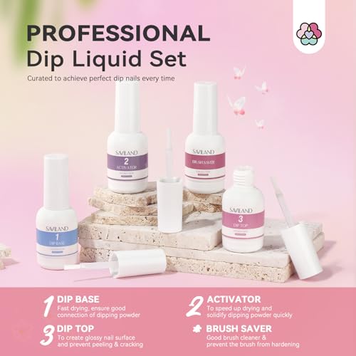 Saviland Dip Powder Nail Kit With Drill thumb #7