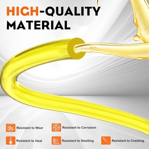 Hipa Gas Fuel Line Hose Tubing for Small Engine Weedeater 4 Size 4 ft. Each - 4