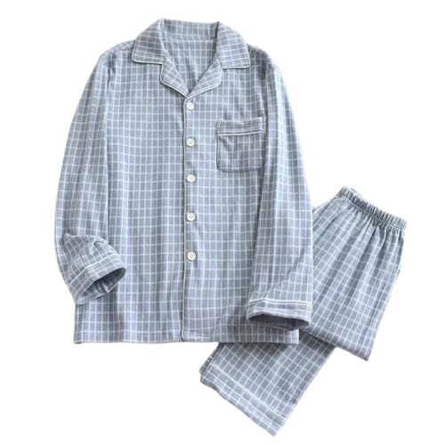 Pijama a cuadros para hombre y mujer ideal para domingos de descanso