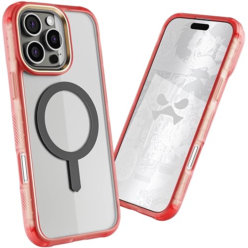 Coque iPhone 16 Pro Max rose Ghostek Covert transparente silicone MagSafe - 2