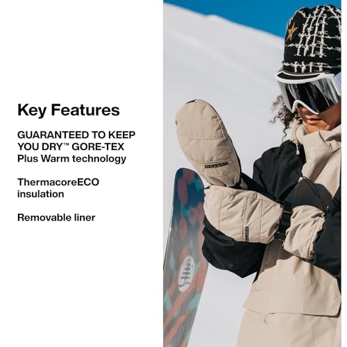 Image of Burton Men's Gore-TEX Insulated Mittens - Waterproof Winter Snowboard Mittens with Touch Screen Tech & Removable Liner