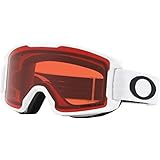Impact Protection Oakley Gafas de Esqui LINE MINER YOUTH OO 7095 MATTE WHITE/PRIZM SNOW ROSE unisex