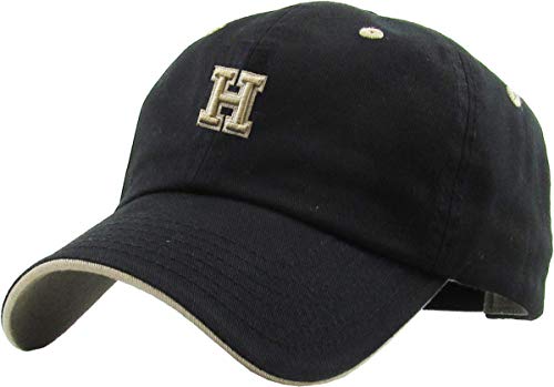 Image of A-Z Name Initial Alphabet Letter Baseball Cap for Teams Great Gift for Family Husband Wife Mom Dad Kids