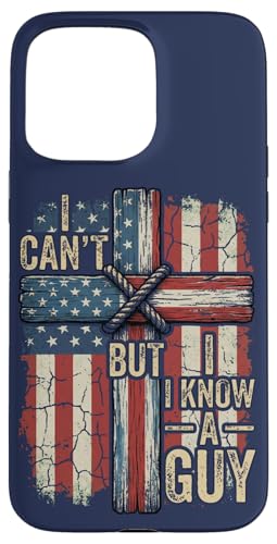I Can't But I Know A Guy Jesus Cross �t�@�j�[�N���X�`���� �X�}�z�P�[�X iPhone 15 Pro Max �p