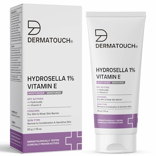 DERMATOUCH Vitamin E Moisturizer For Face | Daily Moisturizer Cream For Body - For All Skin Type - 50G