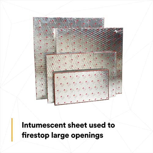 3M Fire Barrier Composite Sheet CS-195+, Lightweight, Intumescent, UL Listed, Firestop Board, 36 in x 36 in