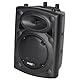 Ibiza - SLK8A-BT - Plug & Play Aktiv-Lautsprecher 8/20cm, 300W mit integriertem Verstärker - Bluetooth, USB, SD und AUX - Schwarz