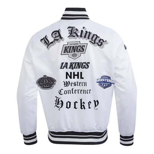 Image of Pro Standard Mens NHL Old English Satin Jacket