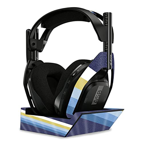 Image of MightySkins Glossy Glitter Skin Compatible with Astro A50 Wireless Headphones + Base Station (Gen 4) - Cool Stripes | Protective, Durable High-Gloss Glitter Finish | Easy to Apply | Made in The USA