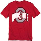 The Ohio State University Official Distressed Primary Logo Unisex Adult T Shirt,The Ohio State University, Large
