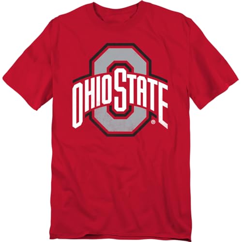 The Ohio State University Official Distressed Primary Logo Unisex Adult T Shirt The Ohio State University Small