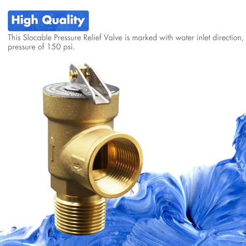 VAV Pressure Relief Valve, 3/4" NPT Female Thread, 150 PSI, Lead-Free Copper, Water Heater Compatible, CSA LISTED by VAV - Image 4