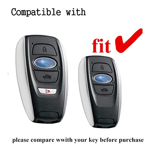 Avgardcat Tpu Key Fob Cover Compatible With Subaru Forester Outback Brz Legacy Crosstrek Accessories 4 Buttons Keychains (Black) #TOP1