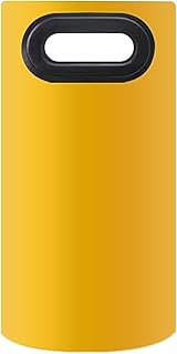 Cubos de baño para pies elevados para lavar, senderismo, viajes, 21 l, color amarillo