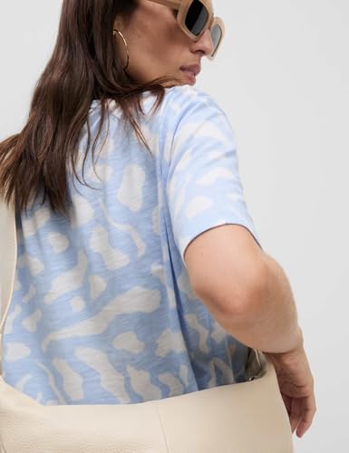 Image of Marks & Spencer Women Cotton Blend Regular Fit T-Shirt