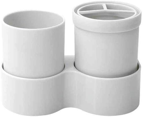 Multi-Function Waterproof Toothbrush and Toothpaste Holder with Plastic, Bathroom Cup